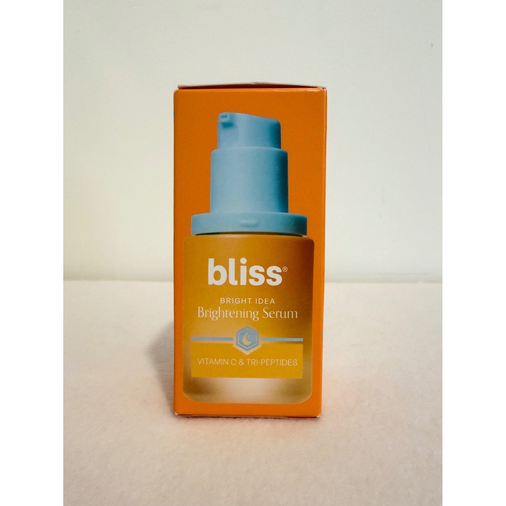 NIB Bliss Bright Idea Brightening Serum -1 oz Full Size